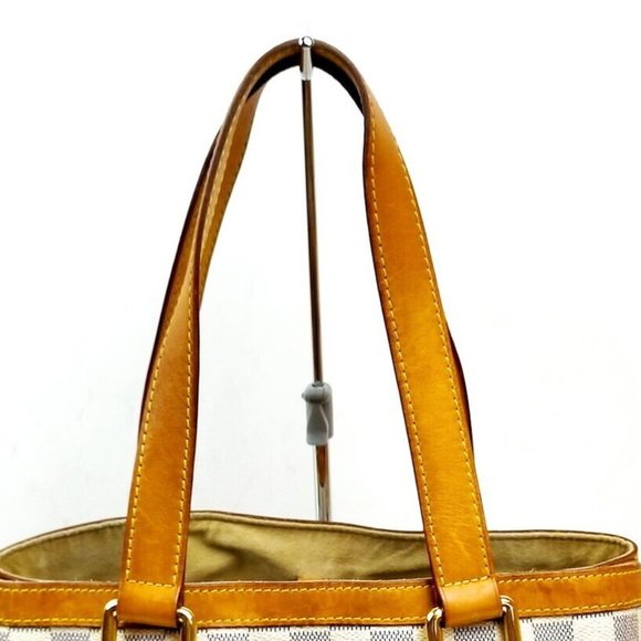 Louis Vuitton Hampstead PM White Damier Azur Tote Bag - Picture 14 of 14